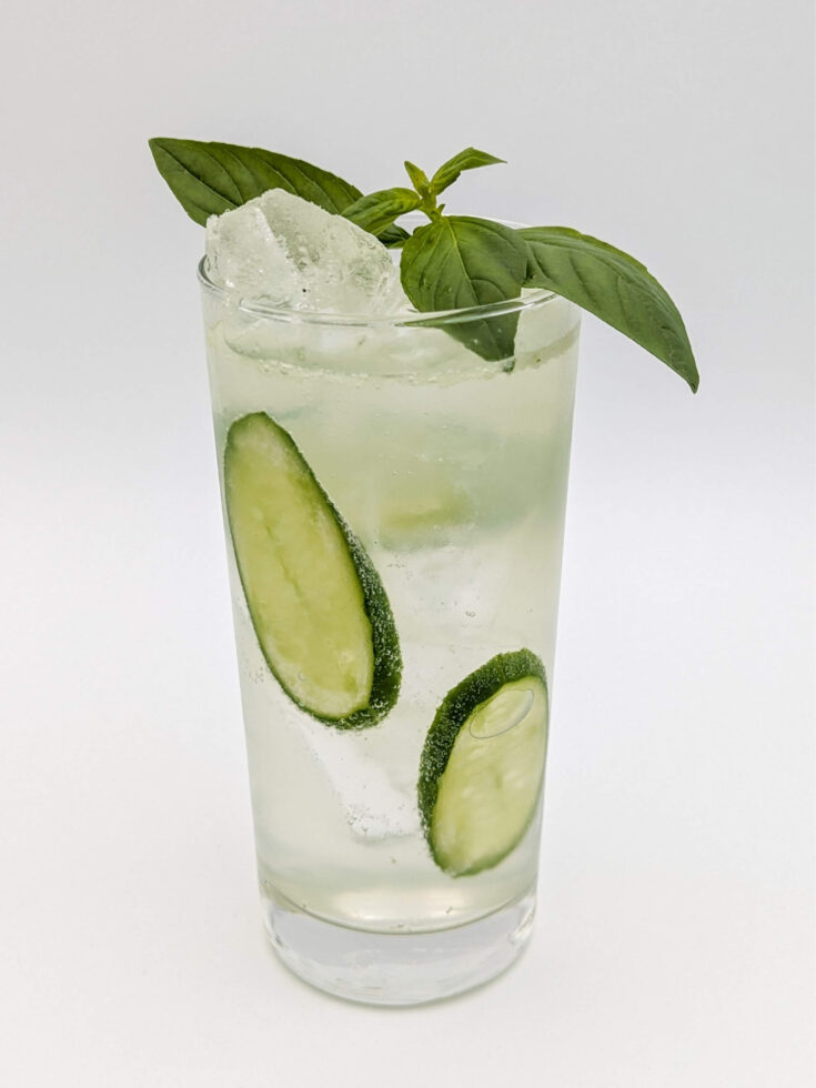 Cucumber Basil Vodka Tonic